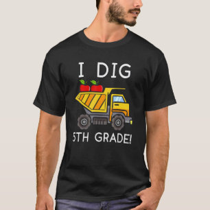 Ik Graaf 5e Klas Leerling Leraar Bouw Terug T-shirt