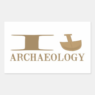 Ik graaf archeologische Stickers