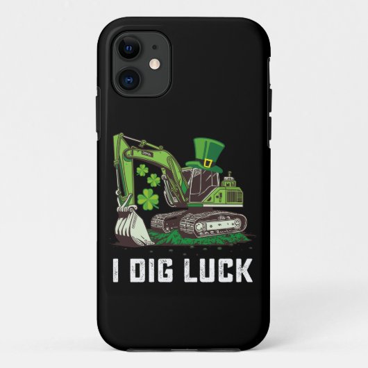 Ik Graaf Geluk Graafmachine St. Patrick's Dag Iers Case-Mate iPhone Case (Achterkant)