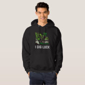 Ik Graaf Geluk Graafmachine St. Patrick's Dag Iers Hoodie (Voorkant volledig)