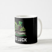 Ik Graaf Geluk Graafmachine St. Patrick's Dag Iers Koffiemok (Voorkant rechts)