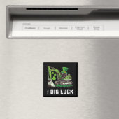 Ik Graaf Geluk Graafmachine St. Patrick's Day Iers Magneet (Insitu (Vaatwasser))