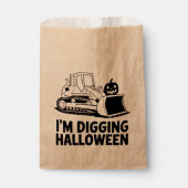 Ik Graaf Halloween Pompoen Gezicht Tractor Kindere Bedankzakje (Voorkant)
