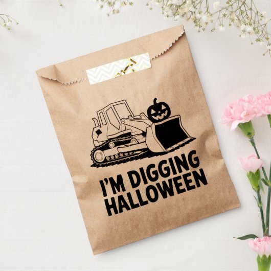 Ik Graaf Halloween Pompoen Gezicht Tractor Kindere Bedankzakje (Gezegeld)