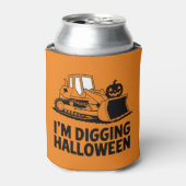 Ik Graaf Halloween Pompoen Gezicht Tractor Kindere Blikjeskoeler (Blikje Voorkant)
