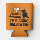 Ik Graaf Halloween Pompoen Gezicht Tractor Kindere Blikjeskoeler (Voorkant)