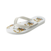 "Ik Graaf in de Grond" Speelse Graafmachine Kinder Teenslippers (Schuin)
