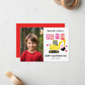 Ik Graaf Je Echt Naar Schoolklas Foto Valentijnsda Notitiekaartje (Voorkant / Achterkant in situ)