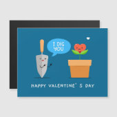 Ik graaf je gelukkig Valentijnsdag Grappige modern (Voorkant / Achterkant)