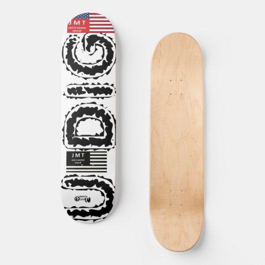 IK GRAAF.!! JMT 8 1/4"Skateboarddek Persoonlijk Skateboard (Voorkant)