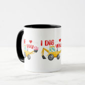 Ik Graaf Jou Graafmachine Valentijn Mok (Voorkant links)
