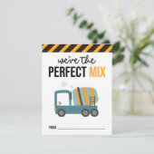 Ik Graaf Jou Kinderen Bouw Valentijnkaart Bedankkaart (Staand voorkant)