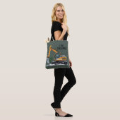 Ik graaf Kerst graafmachine Kerstman Jongen Grappi Tote Bag (Op model)