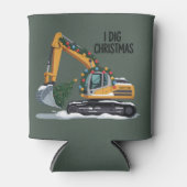 Ik graaf Kerstgraafmachine Santa Boy Funny Kinder Blikjeskoeler (Voorkant)