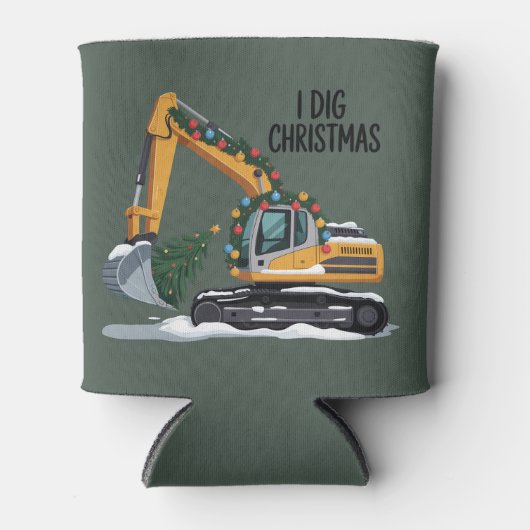 Ik graaf Kerstgraafmachine Santa Boy Funny Kinder Blikjeskoeler (Voorkant)