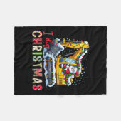 Ik graaf Kerstmis Backcute SS Schattige SS Loader Fleece Deken (Voorkant (Horizontaal))