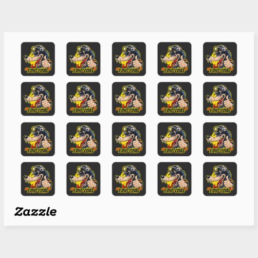 IK GRAAF KOOL VIERKANTE STICKER (Vel)