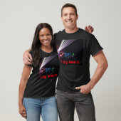 Ik graaf lasers t-shirt (Unisex)
