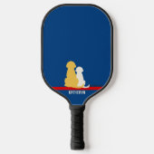Ik graaf Pickleball gepersonaliseerde Pickleball P Pickleball Paddle (Voorkant)