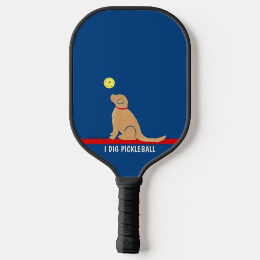Ik graaf Pickleball Golden Pickleball Paddle (Achterkant)