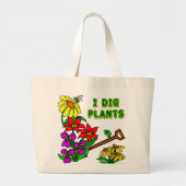 Ik graaf Planten Gardener Gezegde Grote Tote Bag