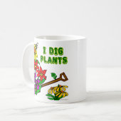 Ik graaf Planten Gardener Gezegde Koffiemok (Voorkant links)