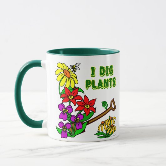Ik graaf Planten Gardener Gezegde Mok (Links)