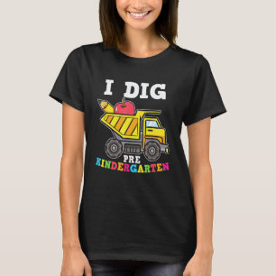 Ik Graaf Pre K Terug Naar School Pre Kleuterleidst T-shirt