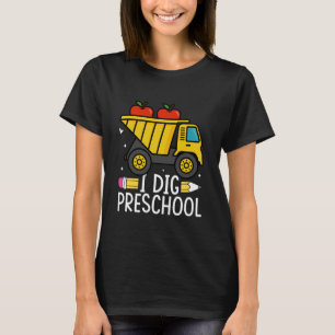 Ik Graaf Voorschoolse Dump Truck Appels Potlood T-shirt