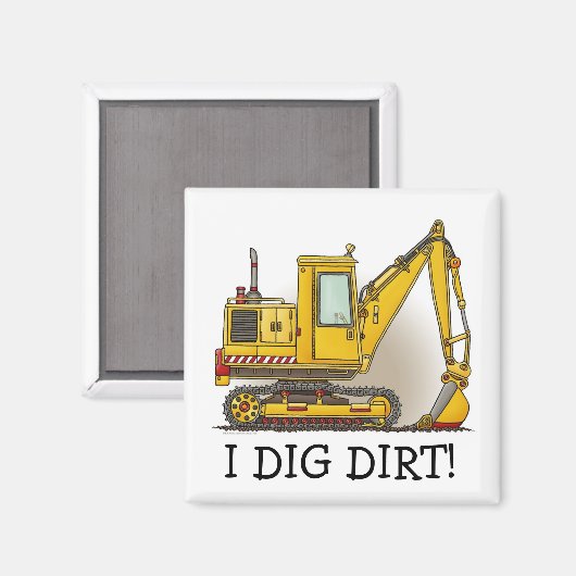 Ik graaf vuilgraver schop magneet (Voorkant / Achterkant)