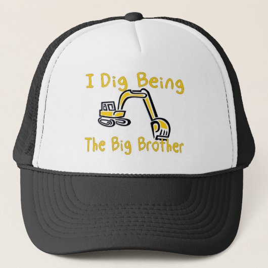 ik gradig grote broer trucker pet (Voorkant)