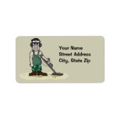 Ik graf buit metaal detecteren Guy Treasure Hunter Etiket (Voorkant)