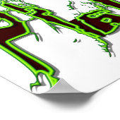 Ik graf Planten tuinman slogan Poster (Hoek)