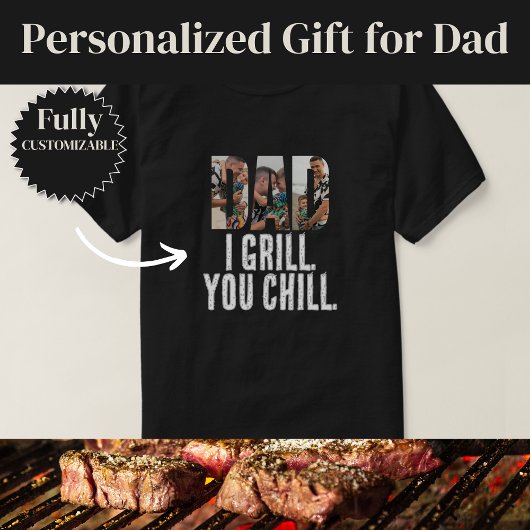 Ik Gril Jou Chill Grappige Papa T-shirt