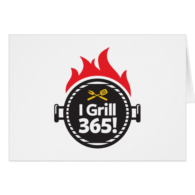 Ik Grill 365. (Voorkant Horizontaal)