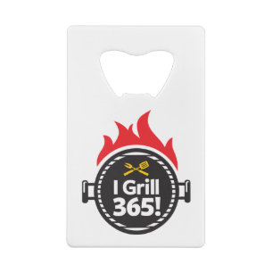 Ik Grill 365. Creditkaart Flessenopener