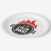 Ik Grill 365. Papieren Bordje (Gekanteld)