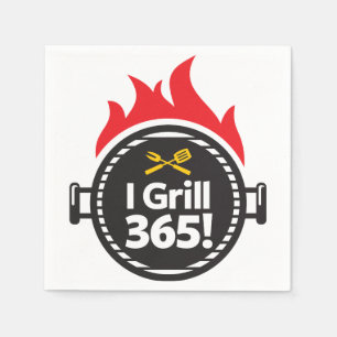 Ik Grill 365. Servetten