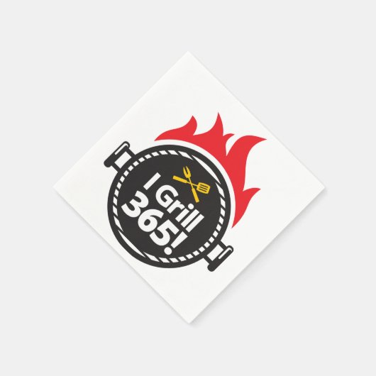 Ik Grill 365. Servetten (Hoek)