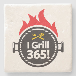 Ik Grill 365. Stenen Onderzetter