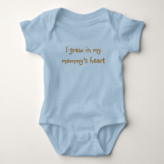 Ik groeide in het hart van mijn mama romper