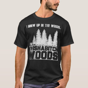 Ik groeide op in de Bossen de I Wish A Bossen Puns T-shirt