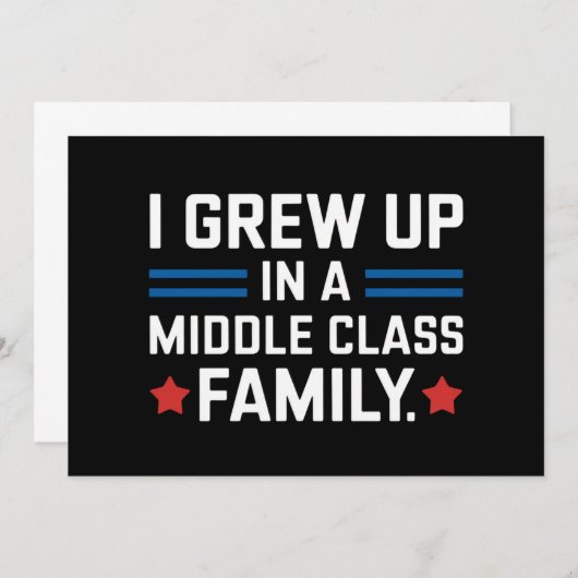 Ik Groeide Op In Een Middenklasse Gezin Kamala Har Kaart (Voorkant / Achterkant)