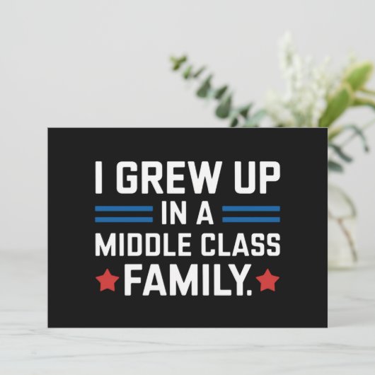 Ik Groeide Op In Een Middenklassegezin Kamala Harr Kaart (Staand voorkant)