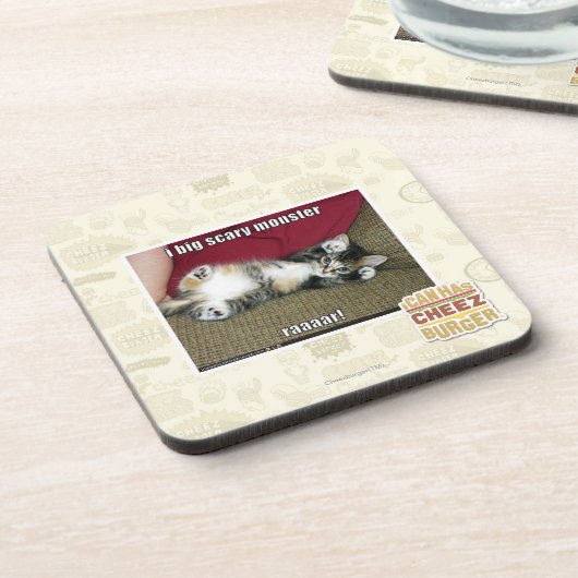 Ik groot enge monster bier onderzetter (Linkerzijde)