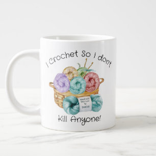 Ik Haak Persoonlijke Reuzen Koffiemok Grote Koffiekop