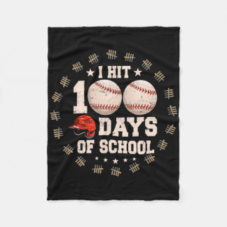 Ik Haal 100 Dagen School Belevenis Op 100e Dag Van Fleece Deken