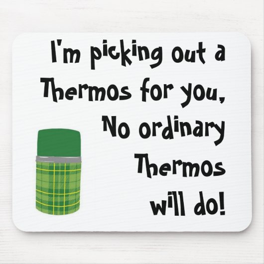 Ik haal een voor je uit muismat (Voorkant)