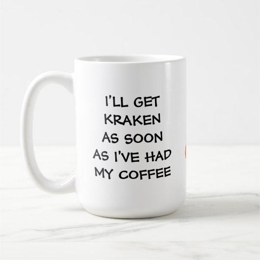 Ik haal Kraken - 15 oz. Mok (Links)