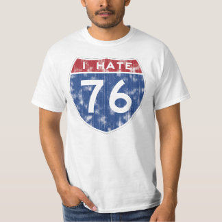 Ik haat 76 t-shirt